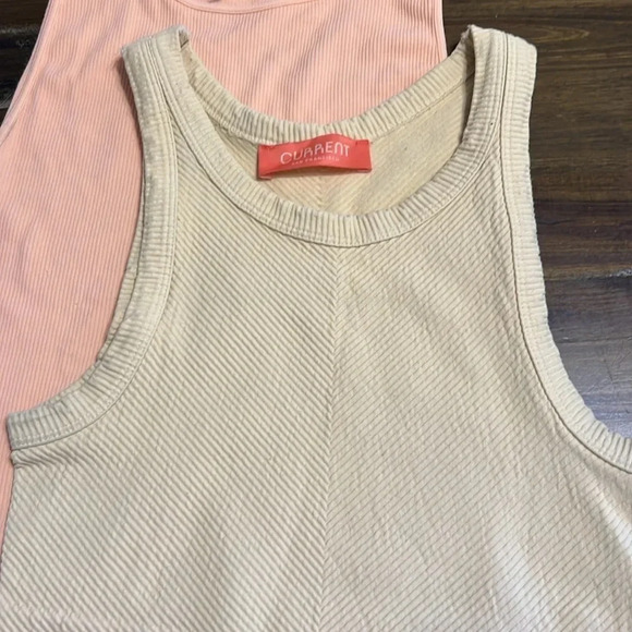 Current San Francisco Seamless Tanks Crop Cropped Bundle Ribbed Textured S/M - Picture 2 of 9
